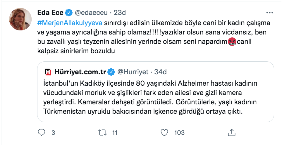 eda ece den merjen allakulyyeva tepkisi sinir disi edilsin